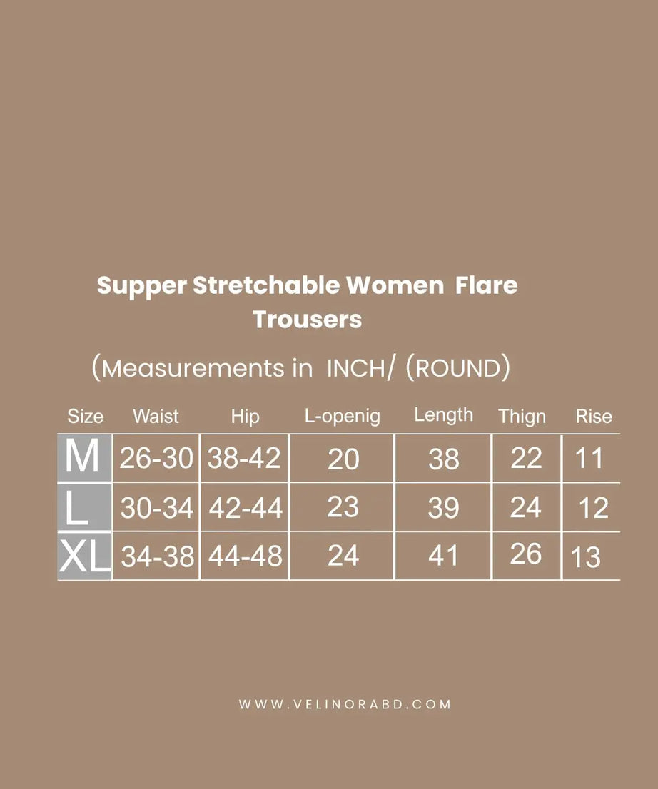 Flare Trousers - Light Brown (5002)