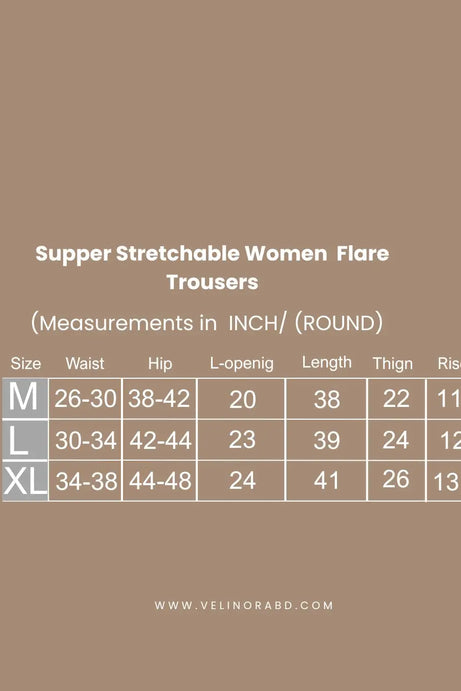 Flare Trousers - Light Brown (5002)