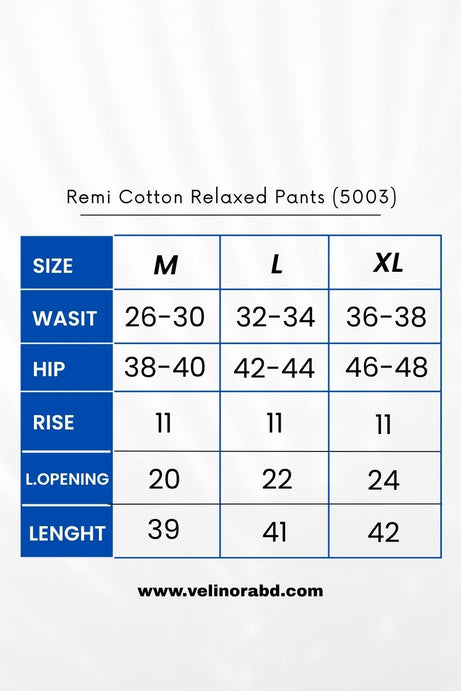 Remi Cotton Relaxed Pants – Beige (5003)
