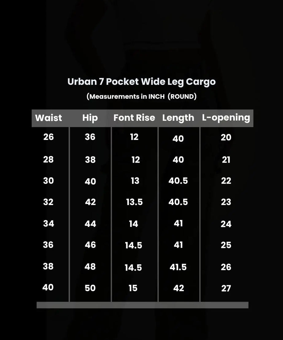 Cargo 7 Pocket - Full Black (1022)