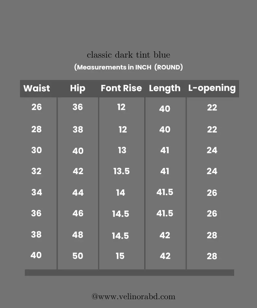 Classic Dark Tint Blue High Waist Wide Leg Soft Denim (1004)