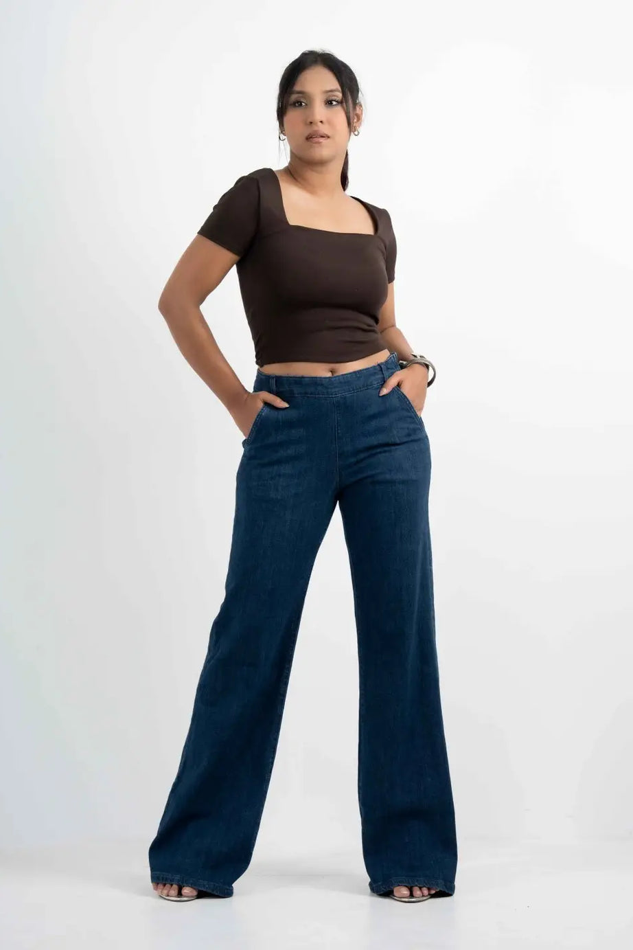 Side-Zip Flare - Denim Blue (1026)