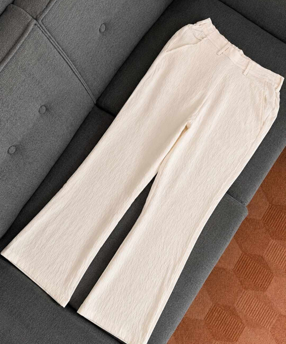 Flare Trousers - Off White (5002)