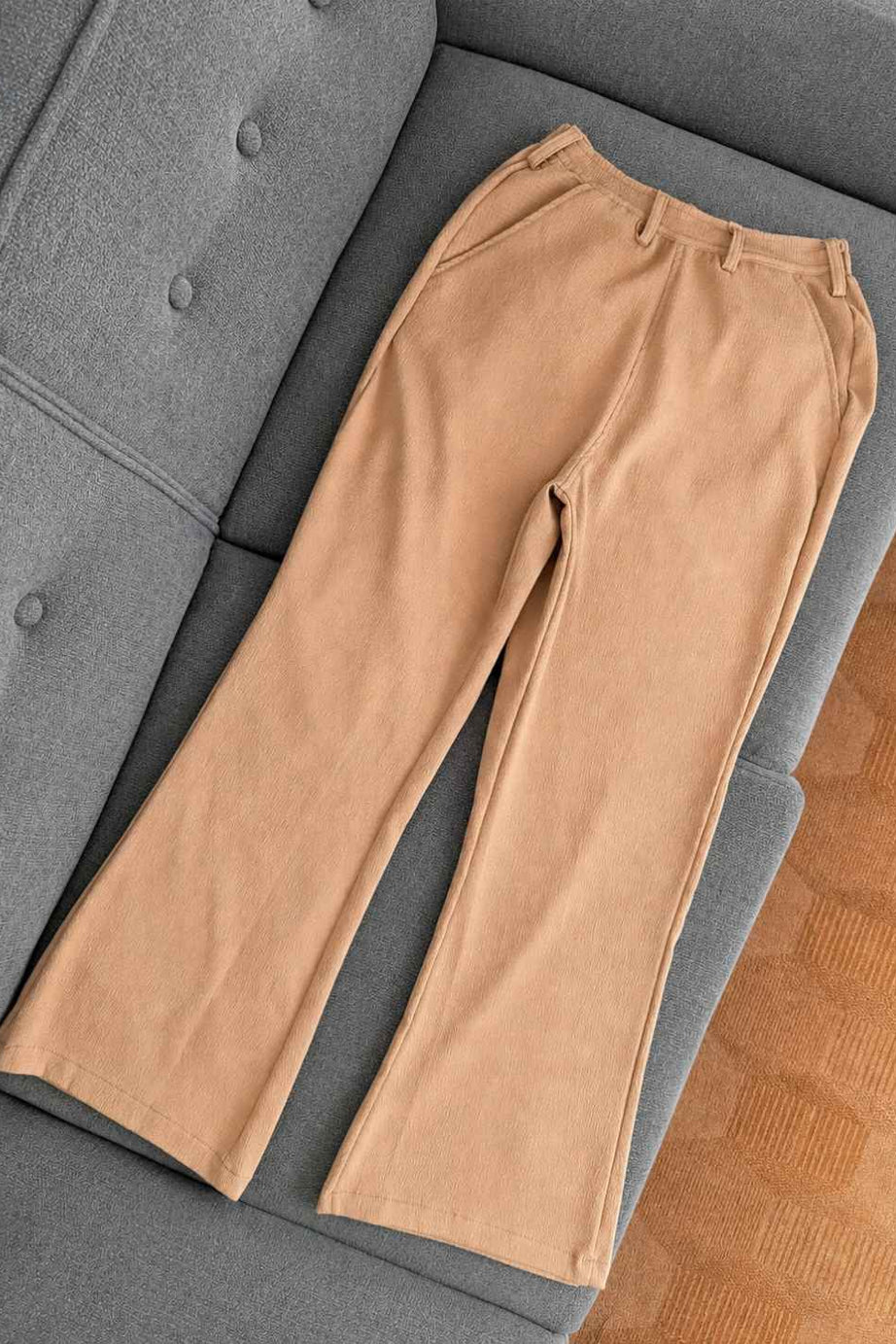 Flare Trousers - Light Brown (5002)