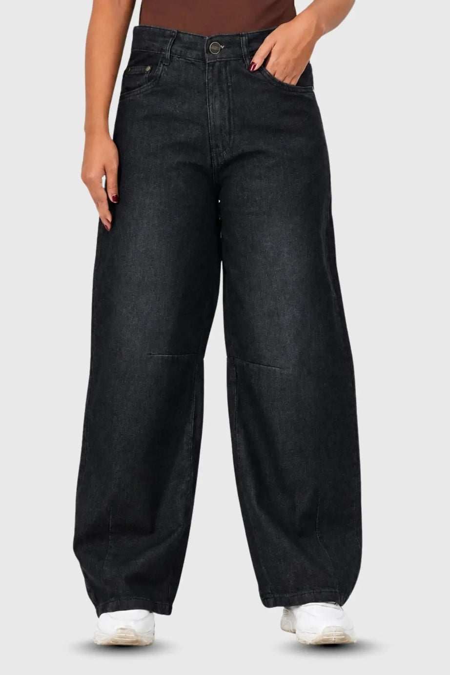 Signature Wide Leg Ash Black (1012)