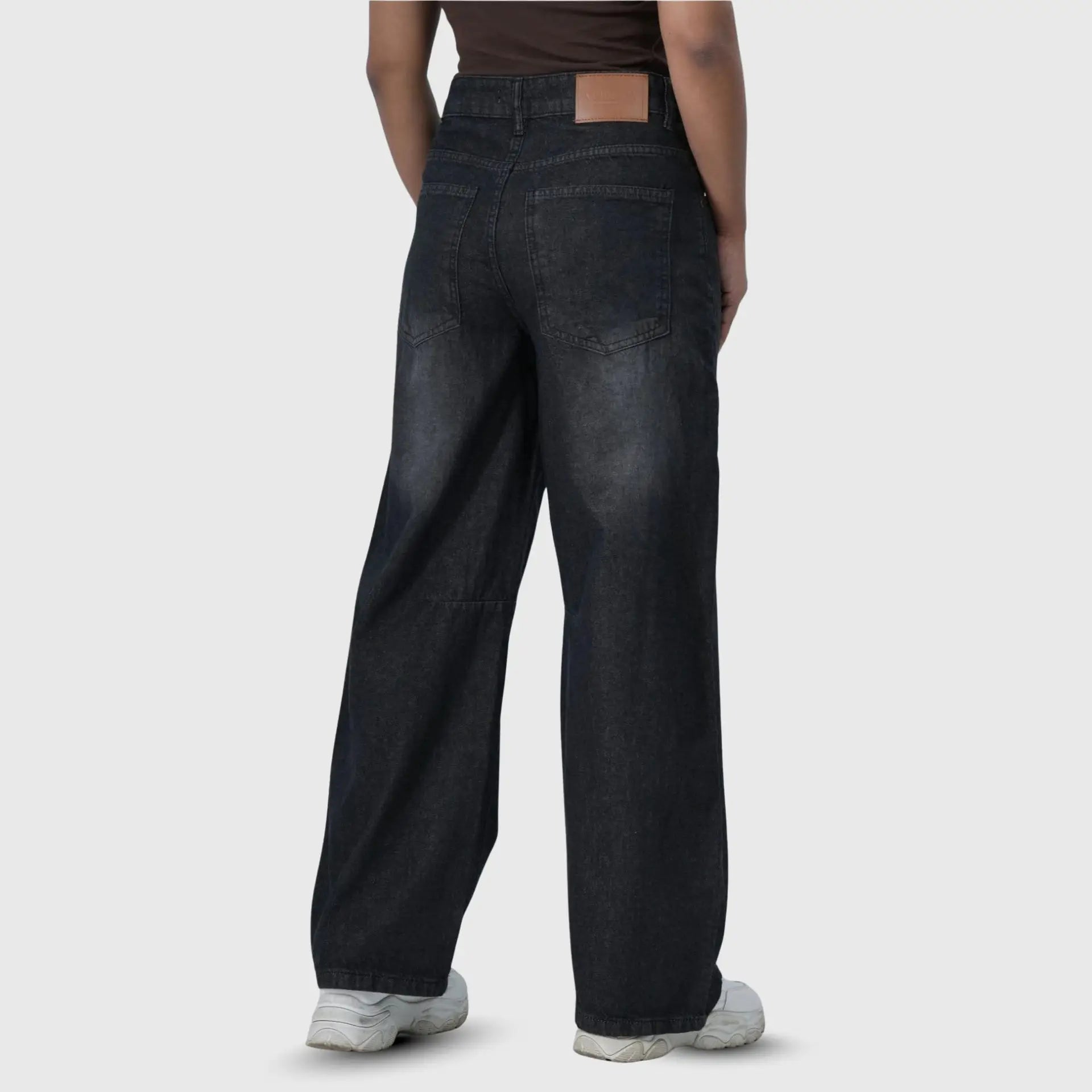 Signature Wide Leg Ash Black (1012)