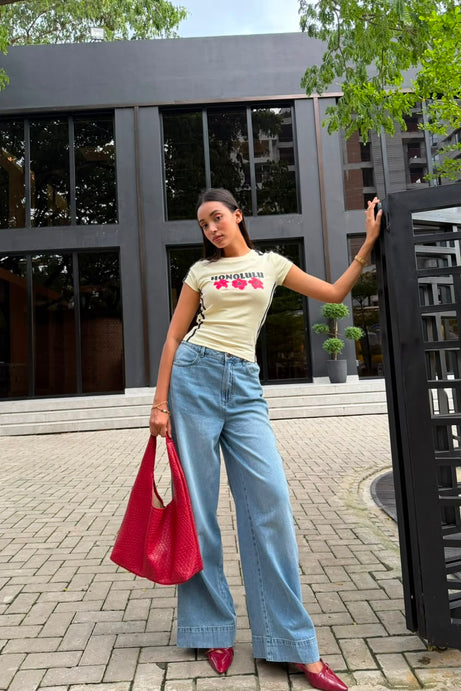 Big Hem Jeans Light Blue (1024)