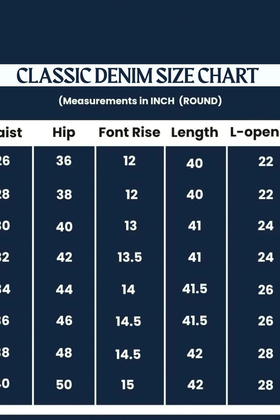 Classic Mid Blue High Waist Wide-Leg Soft Denim (1005)