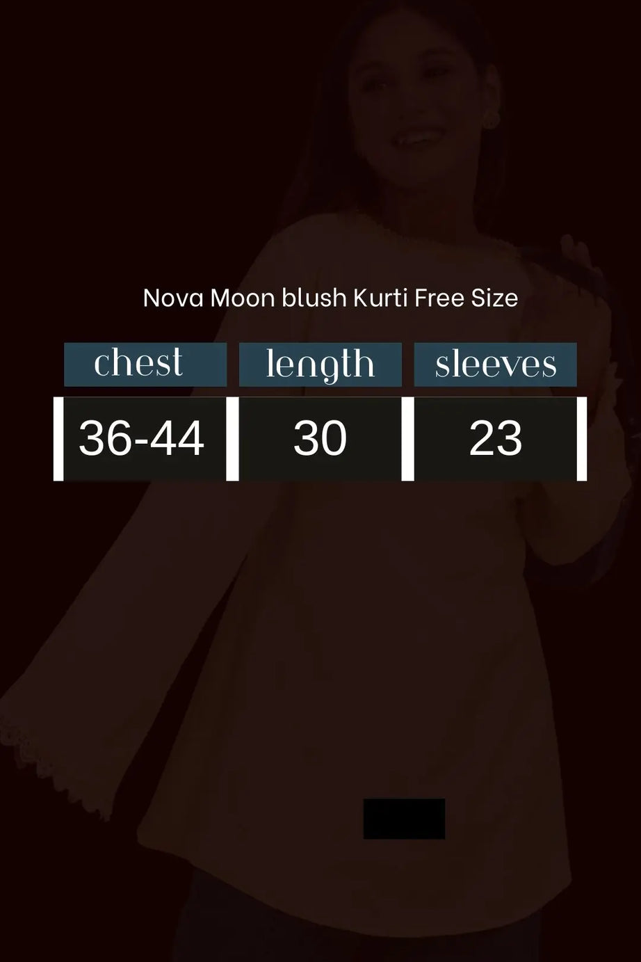 MoonBlush Kurti - Coral Peach(108)