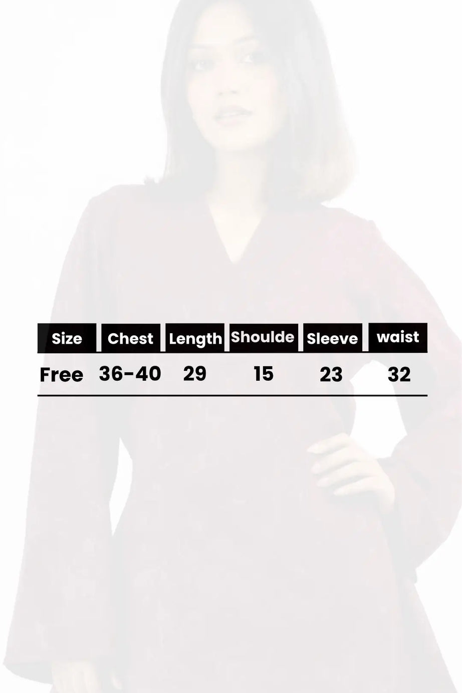 VELORA Maroon Top (106)