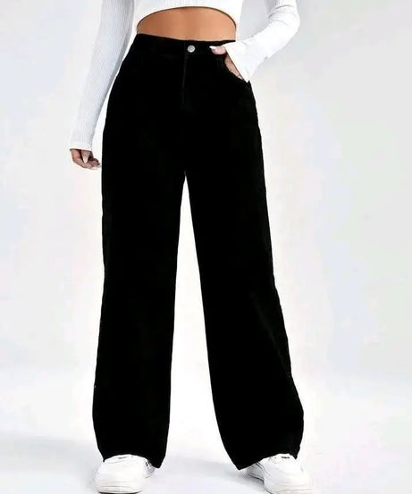 Midnight Stretchable Baggy Denim - Black (1014)