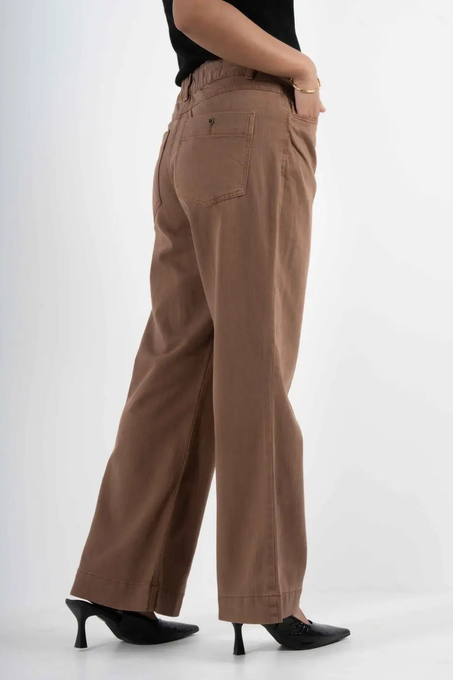 Semi Flare Stretch Dusty Brown - (1015)