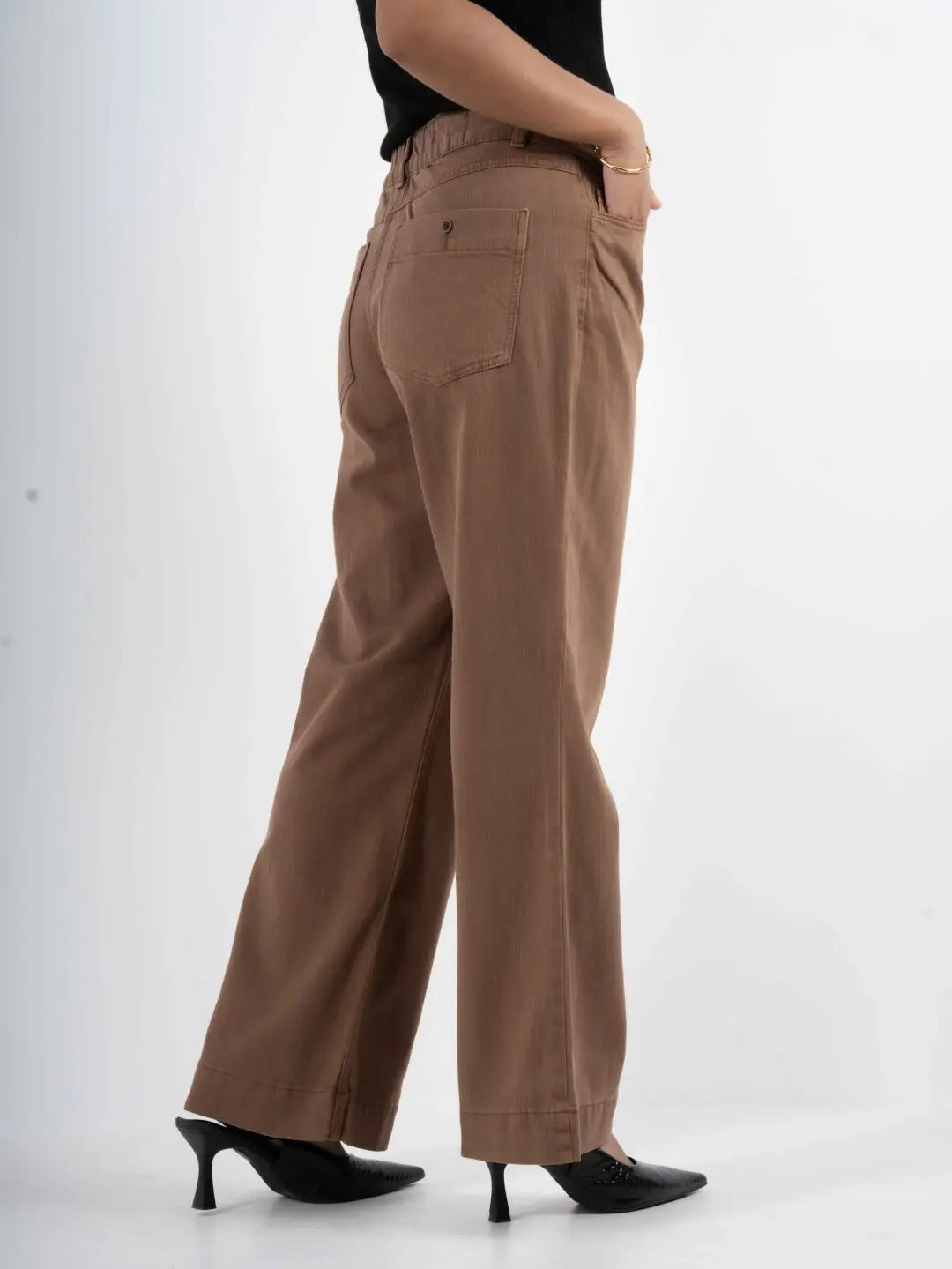 Semi Flare Stretch Dusty Brown - (1015)