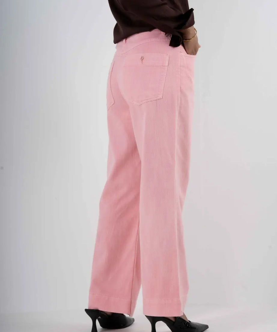 Semi Flare Stretch Baby Pink - (1018)