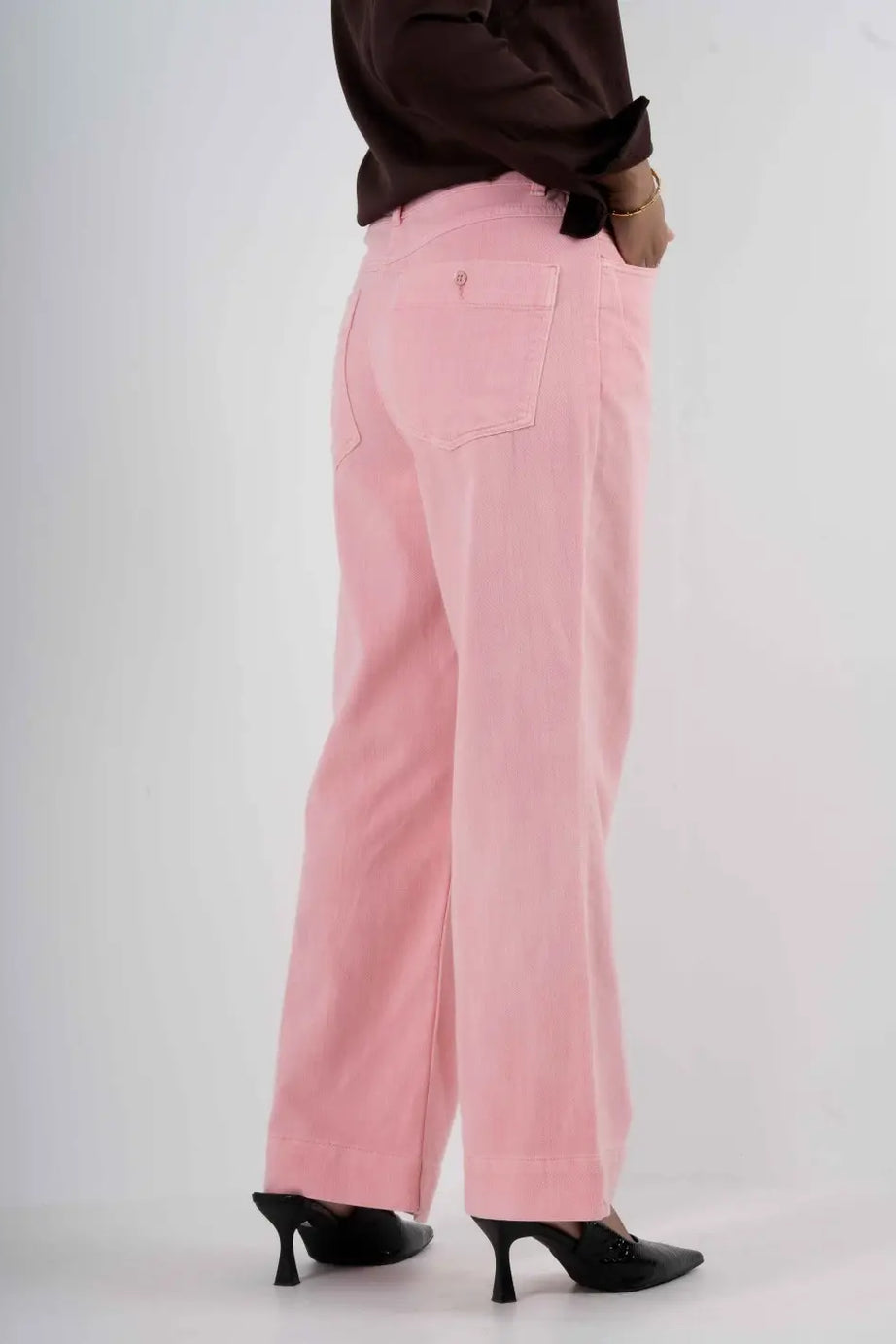 Semi Flare Stretch Baby Pink - (1018)