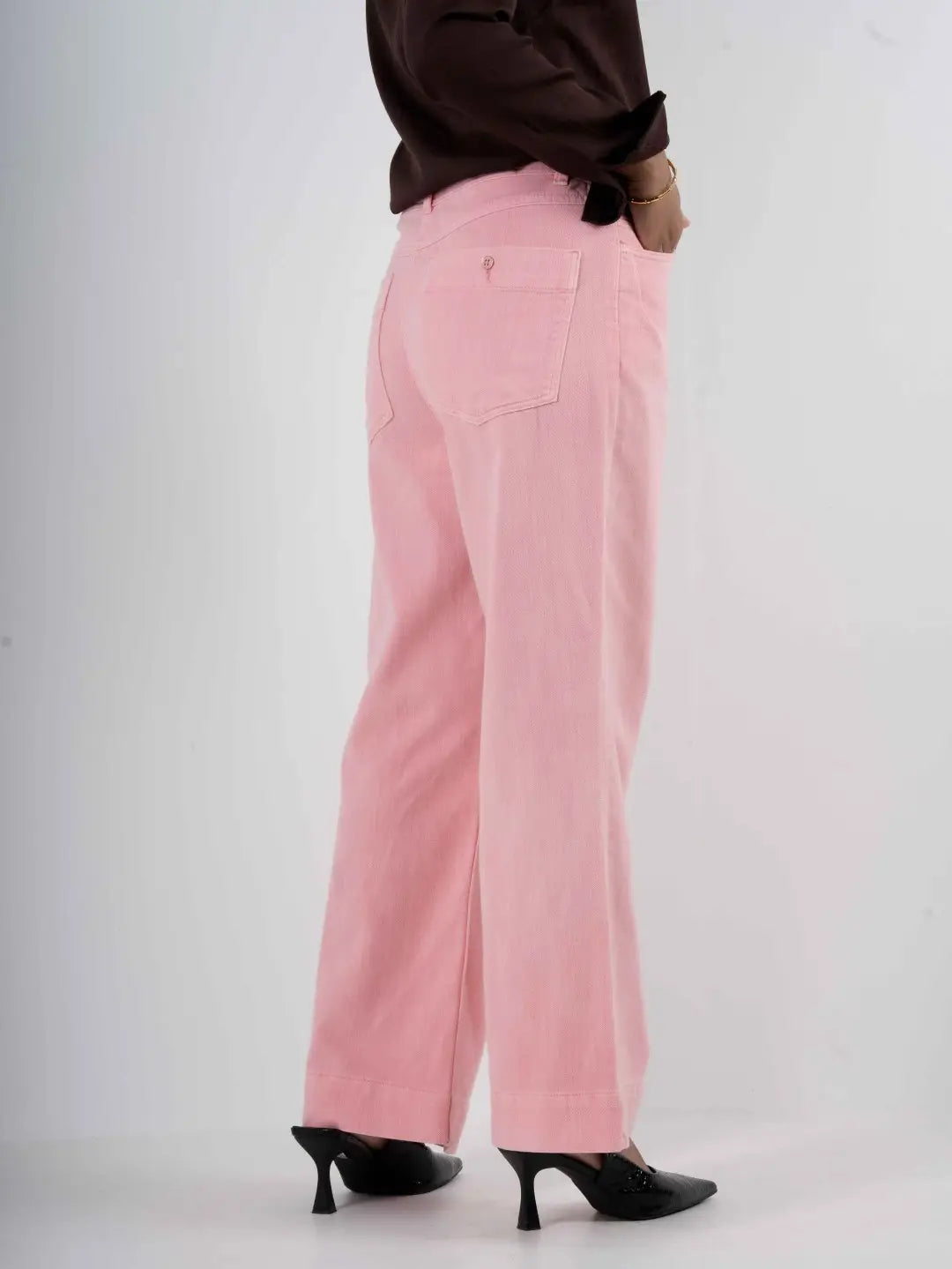 Semi Flare Stretch Baby Pink - (1018)