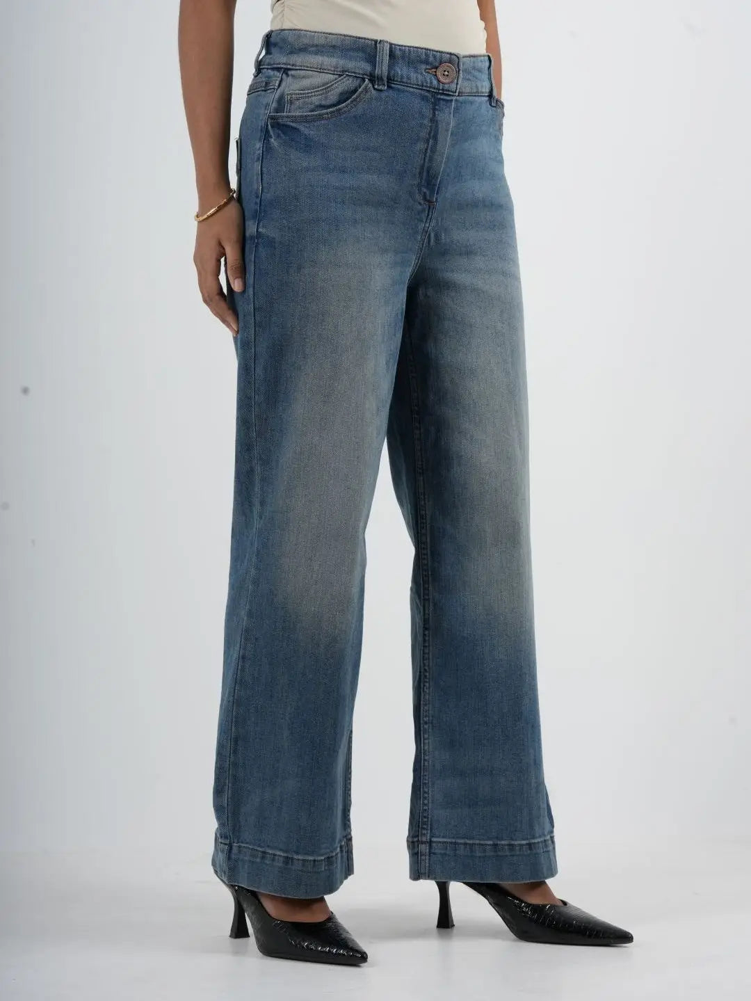 Semi Flare Stretch Light Blue - (1019)