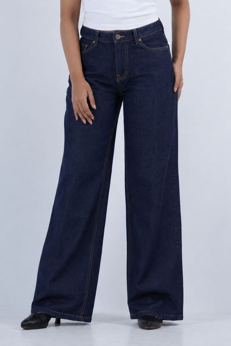 Classic Mid-Waist Denim - DARK BLUE (1007)