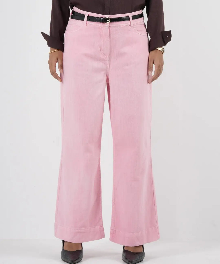 Semi Flare Stretch Baby Pink - (1018)