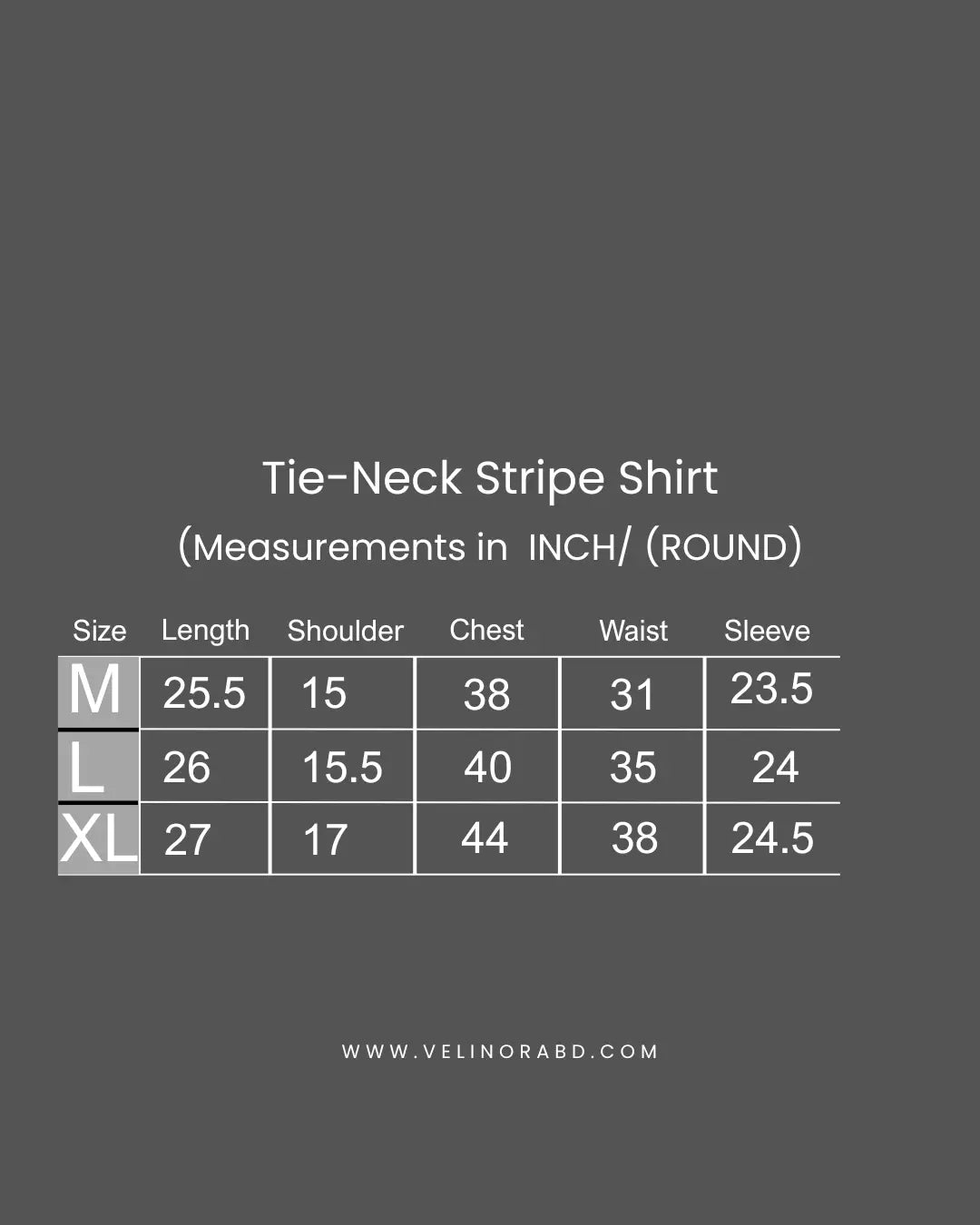 Tie-Neck Stripe Shirt – Rose Mauve (202)