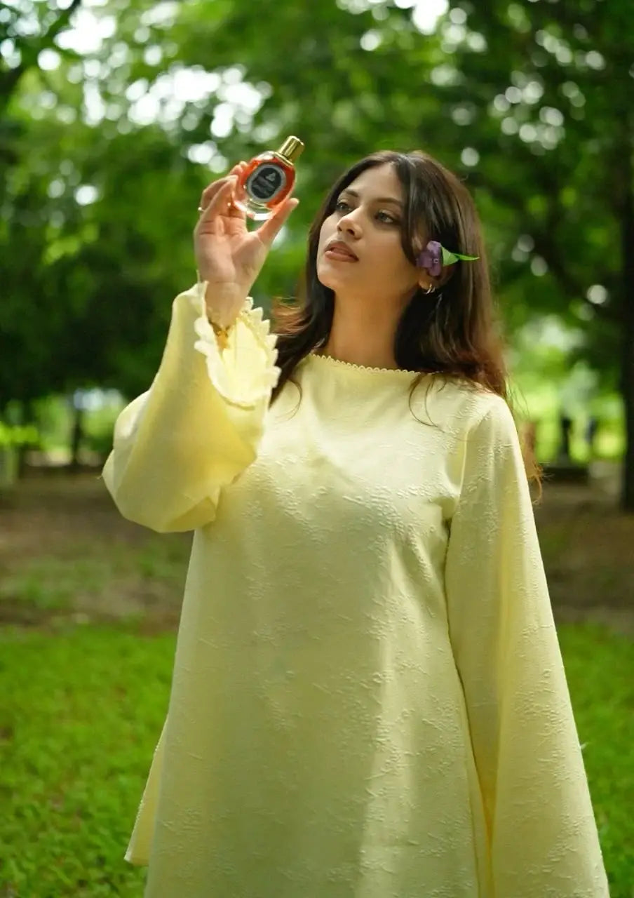 MoonBlush Kurti -  Light Yellow  (108)